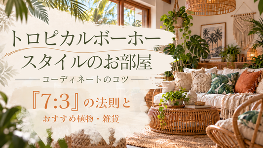 トロピカルボーホースタイルのお部屋